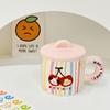 Fruit Cartoon Animal with Lid Girl Heart Girl Gift Ceramic Cup Small Gift Box Household Set Mug Gift