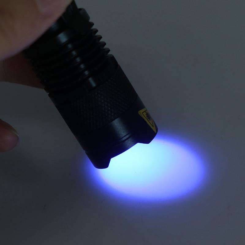 Ultra Violet Led Flashlight Light 365 Nm Inspection Lamp Torch