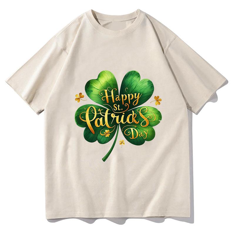 St Patricks Day Graphic Print Tshirts Unisex Women Summer Cotton Clothing Casual Fashion Round Neck Short Sleeved Tee Streetwear