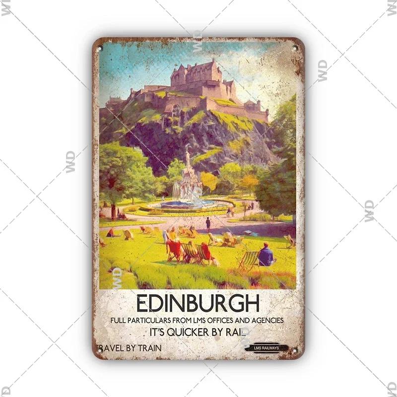 

Пейзаж Ирландия Город Оловянная Вывеска Дублин Металлические Знаки Винтаж Ретро Металлическая Пластина Декоративная Табличка для Домашнего Клуба Настенный Декор Подарок 20x30