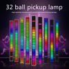 Voice-control Rhythm Light Stick for Car Home Party 32-Bit RGB Audio Spectrum Bar Pickup Ambient DJ LED Lights & Indicators LightsInterior Lighting