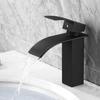 Grifo para fregadero, diseño de orificio único montado en cubierta para baño