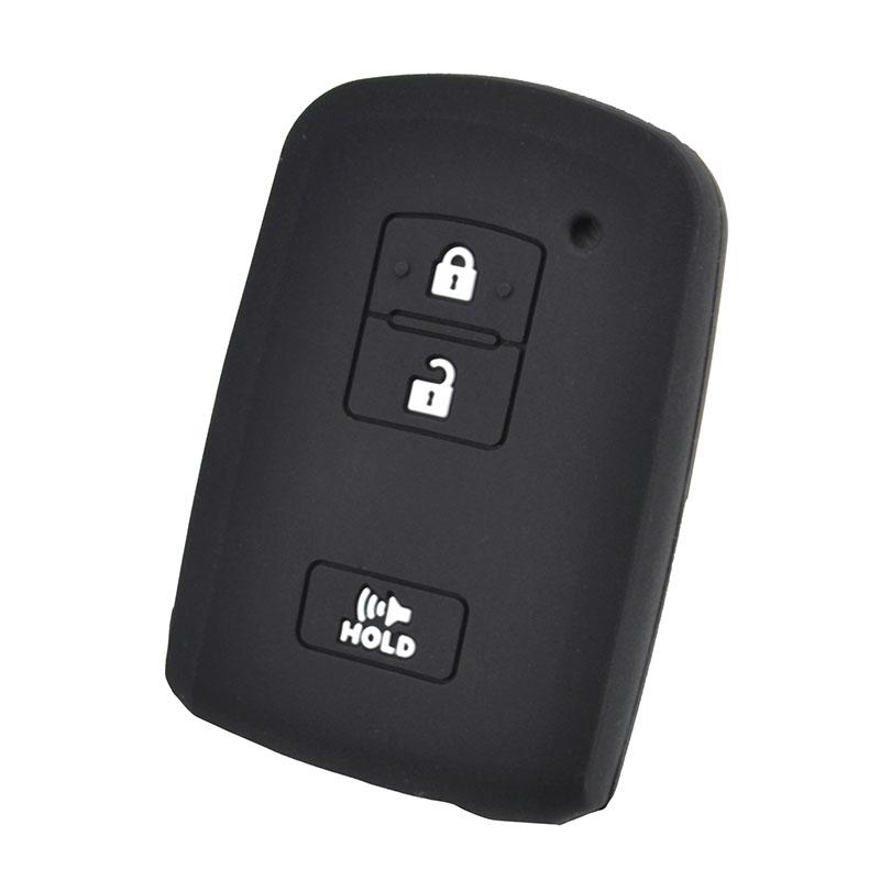 Silikon Schlüssel Fall Abdeckung Remote Fob Für Toyota 4 Runner Tacoma Land Cruise Prius Rav4 Highlander Sequoia Tundra Auto Zubehör