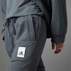 Adidas Solid Color Logo Patch Joggers Men Bottoms Dark-Grey IL8302