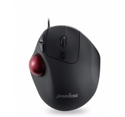 Perixx PERIMICE 517 Wired Laser Trackball Mouse 34mm Black