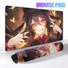 Extended Anime Kawaii Hu Tao Mousepad Non-slip Rubber Gaming Genshin Impact Mouse Pad Keyboard Professional Rugs Computer Carpet