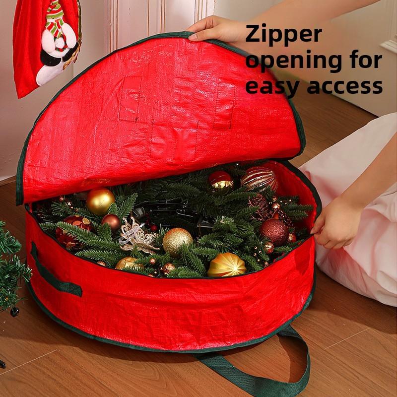 Christmas Storage Bag With Drawstring For Living Room Decor And Holiday Organizer