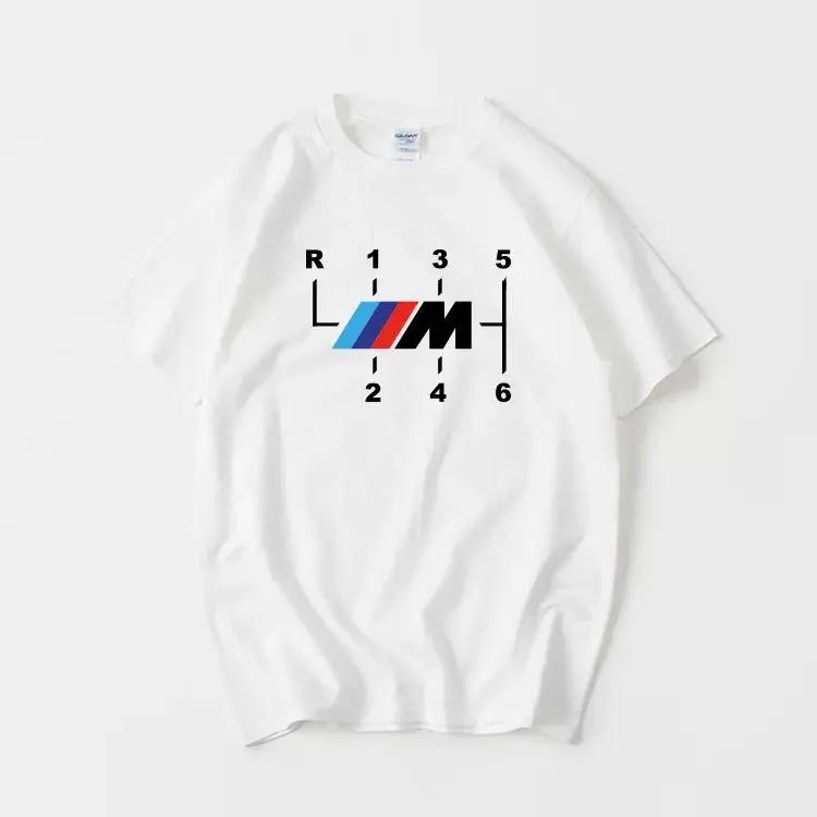 Men's Original BMW POWER Automotive Department Performance Enthusiast Printed Men's and Women's Short Sleeve Round Neck T-shirt