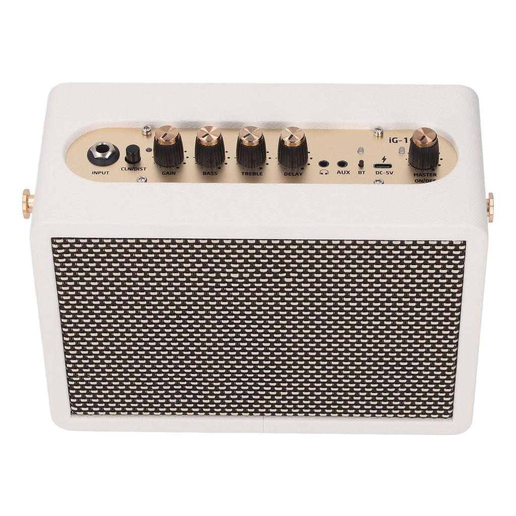 Small Guitar Amplifier 10W Clean Distortion Overload Reverb Effects Desktop Electric Guitar Practice Speaker