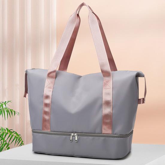 Waterdichte Sportschool Tote Duffel Bag met Natte Zak Schoenenvak Weekender Overnight Tote voor Reizen Fitness Zwemmen