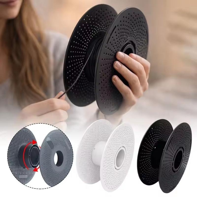 3D Printer Filament Empty Spool Porous Detachable Easy To Store Stackable Accessory for 3D Printing Workshop Use