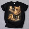 Comfort Colors® Chihuahua heult zum Mond Shirt, Vintage Mond Tiere T-Shirt, Geschenk für Hundemama