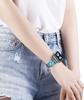 Resin+Metal Strap for Apple Watch 45mm 44mm 42mm 40mm 41mm 46mm 49mm Women Diamond  Bracelet Iwatch Ultra 10 9 8 7 6 5 4 SE Band