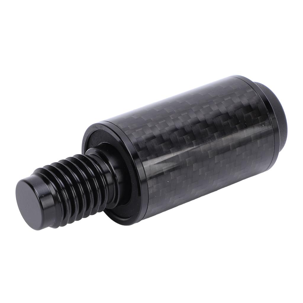 Pool Cue Extension 2 Inch Carbon Fiber Billiard Stick Extender with Bumper for CUETEC