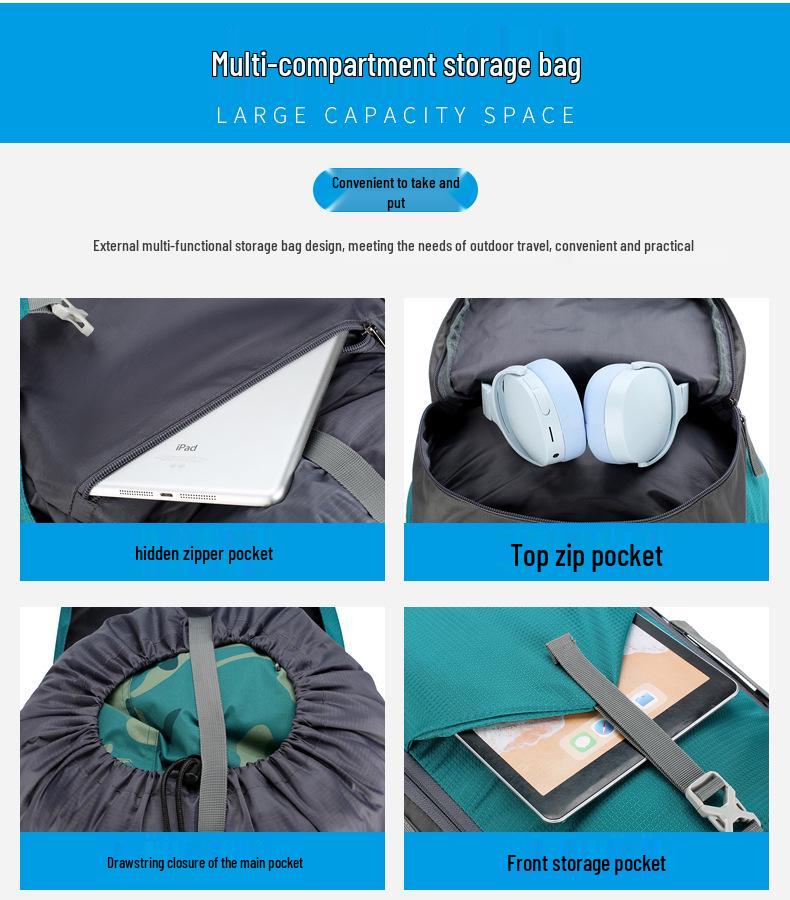 New Waterproof Multifunctional Outdoor Backpack: Camping, Sports, Mountaineering & Portable Storage Bag