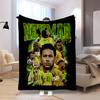 Santos FC Brazilian football player striker Neymar da Silva Santos Júnior blanket portable four season home bed office travel break warm blanket H1