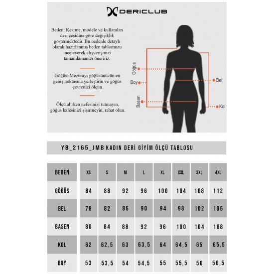 Palton de damă, elegant și confortabil K2165 Jumbo, din piele naturală, de damă