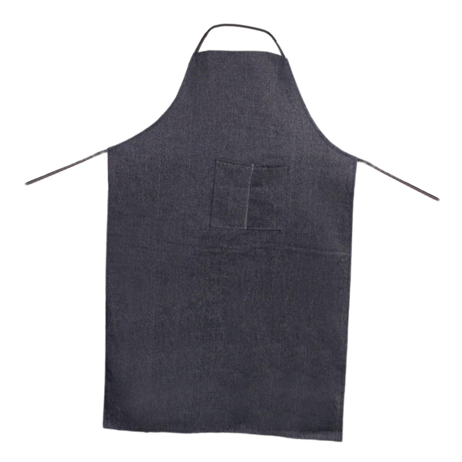 Denim Apron Welding Apron Lightweight Workwear Comfort Bib with Pocket for 60cmx90cm