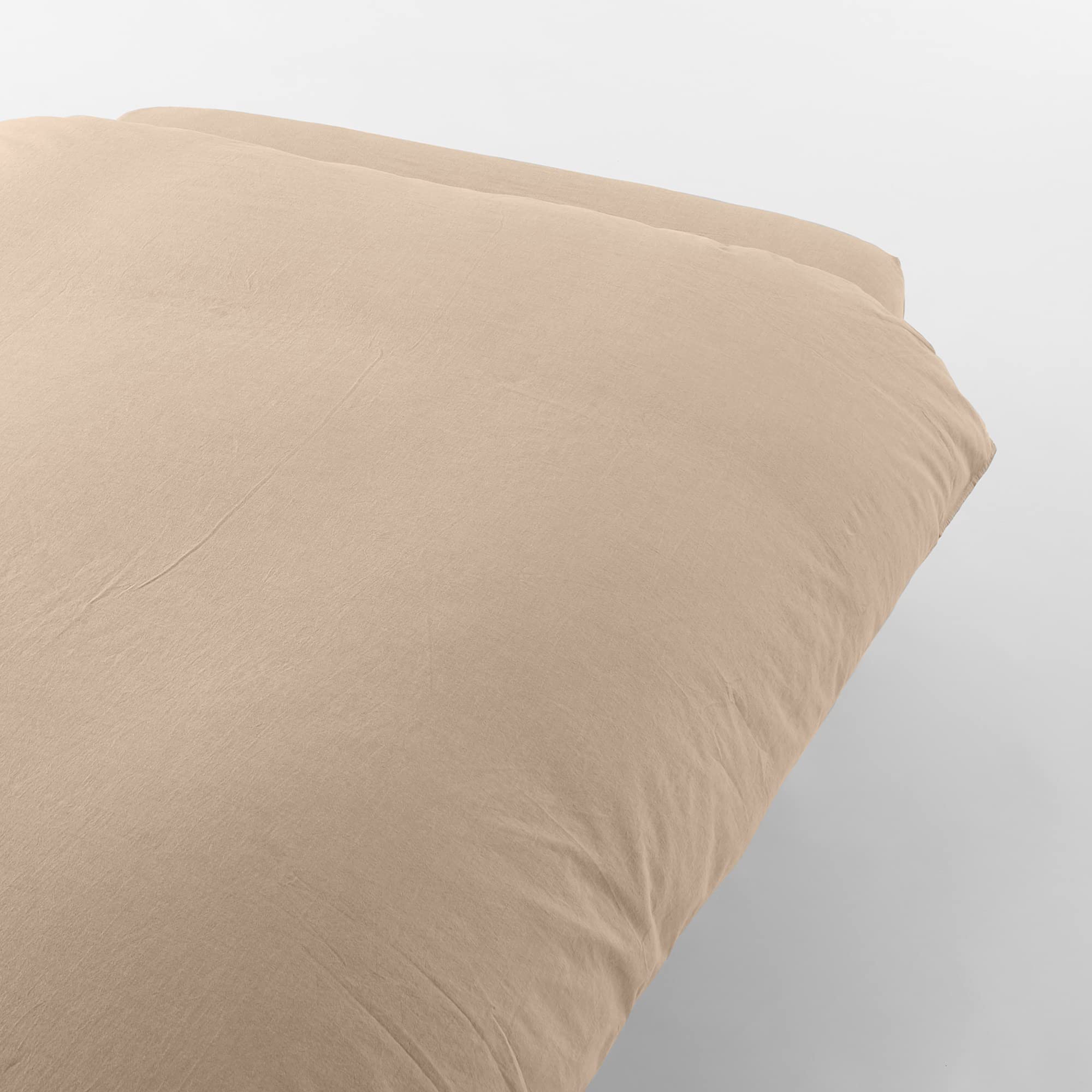 

MUJI Стиранный пододеяльник бежевый 44603321 SD/D бежевый