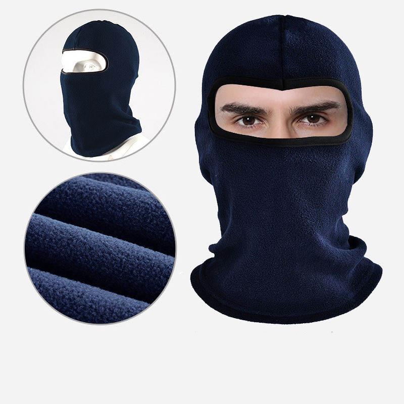 Winter Warm Hood Men's Windproof and Cold-proof Motorcycle Fleece Mask Ski Face Mask Outdoor Cycling Equipment
