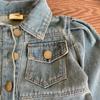 Girls' Casual Denim Dress with Lapel - New Spring & Autumn Fashion AQA025