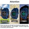 Men's Digital Watch with LED Display, Large Face, Military 5 ATM Waterproof, Calendar, Sports Stopwatch, Backlight, Countdown, Luminous Alarm Clock, C