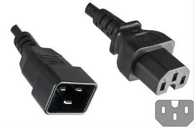 Microconnect Power Cable C20-C15 16A 1.8M Black