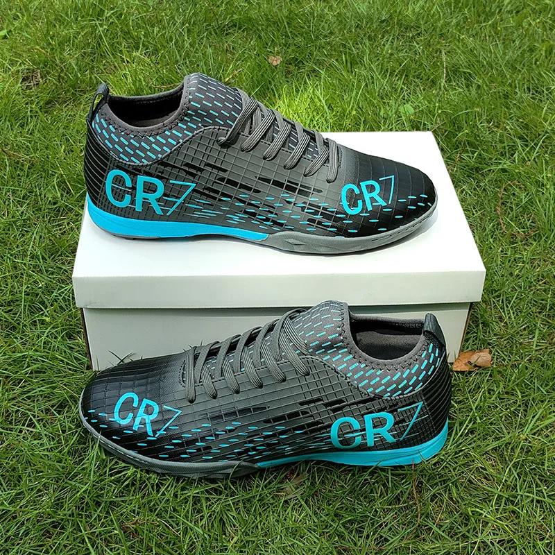 Neueste Herren Kunstrasen Fußballschuhe Fußballschuhe Luftige Sport Außerhalb Tf Trainingsschuhe Rasen Futsal Spiel Sport Drop Shipping 36