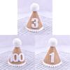 Childrens Birthday Party Decor Baby Milestone Hat With Number 2 For 2nd Year Celebration