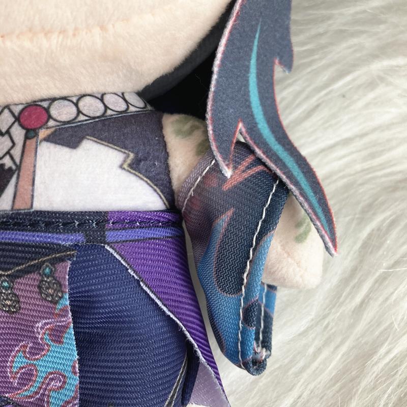 20cm Anime-Charakter Plüschpuppe mit Kleidung Weiches Niedliches Stofftier Spielzubehör Geschenk