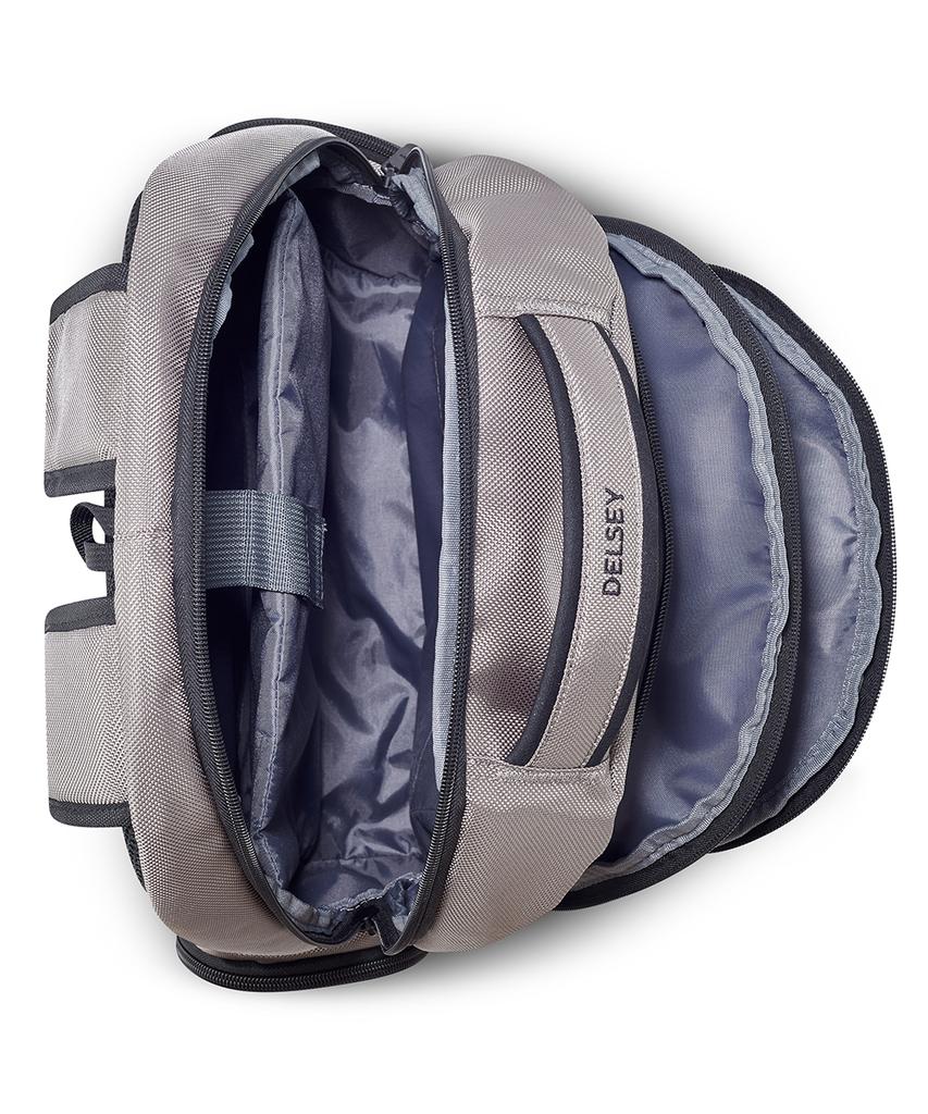 Delsey Element Backpacks 15.6-Inch Element Laptop Backpack Grey
