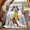 Pippi Coperta di Flanella Morbida Calda Coperta per Tutte le Stagioni, Design per Campeggio, Viaggio in Auto, Escursionismo Divano, Letto, Ufficio Regalo Perfetto per Feste