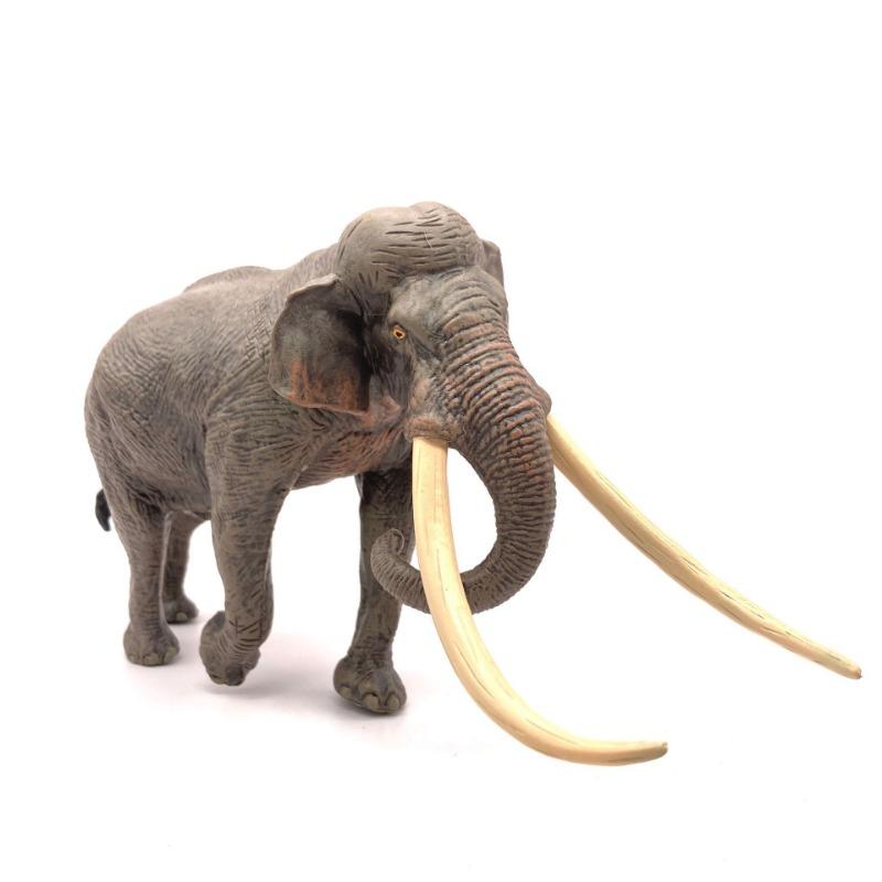Realistic Solid Wildlife Animal Replica of Ancient Gomphothere Toy Figurine