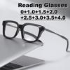 Stylish Square-Frame Blue Light-Blocking Presbyopia Glasses Classic Thick Large-Frame Trendy Reading Glasses for Men and Women