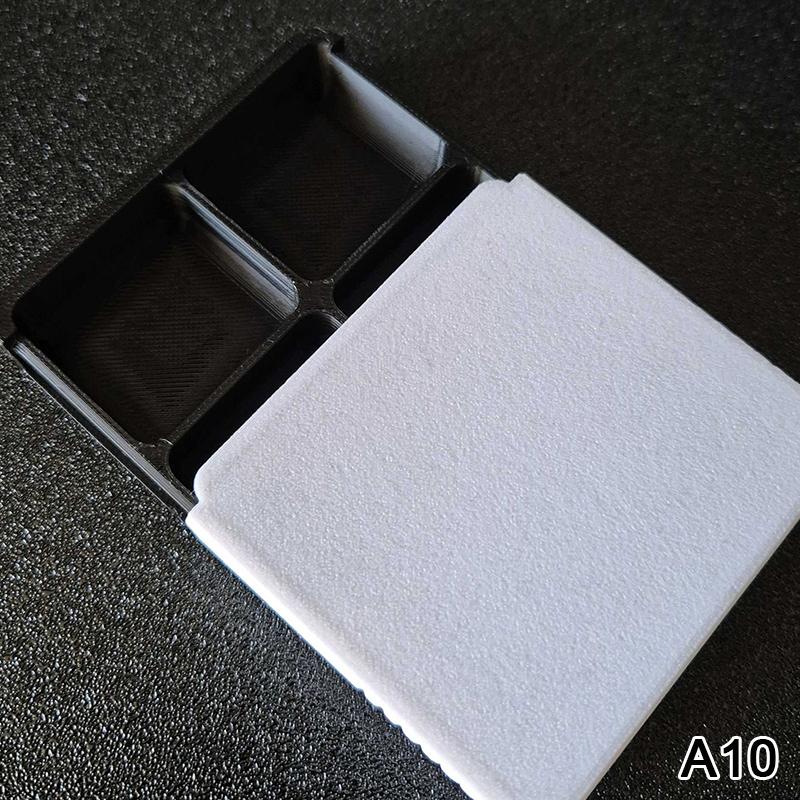 

4 Compartment Sliding Pill Box Medication Organizer Sliding Lid Pill Holder Portable Travel Daily Medication Management