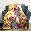 1pc Tiger Print Blanket Lightweight Blanket Throw Blanket For Sofa, Bed, Travel, Camping, Livingroom, Office, Couch, Chair yy251010078