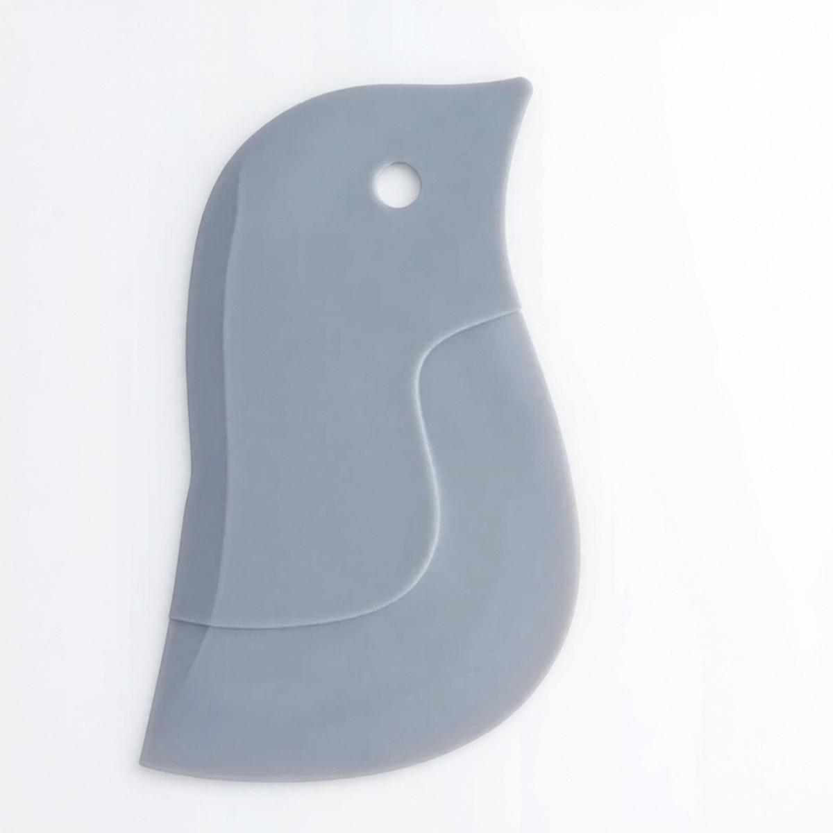 

Multifunctional Cute Cartoon Penguin Kitchen Cleaner Soft Plate Scraper and Cleaning Tool for Home Efficiency світло-сірого кольору