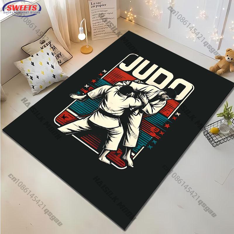 Judo-Themed Rug for Training Spaces carpet for home sofa bedroom, gift