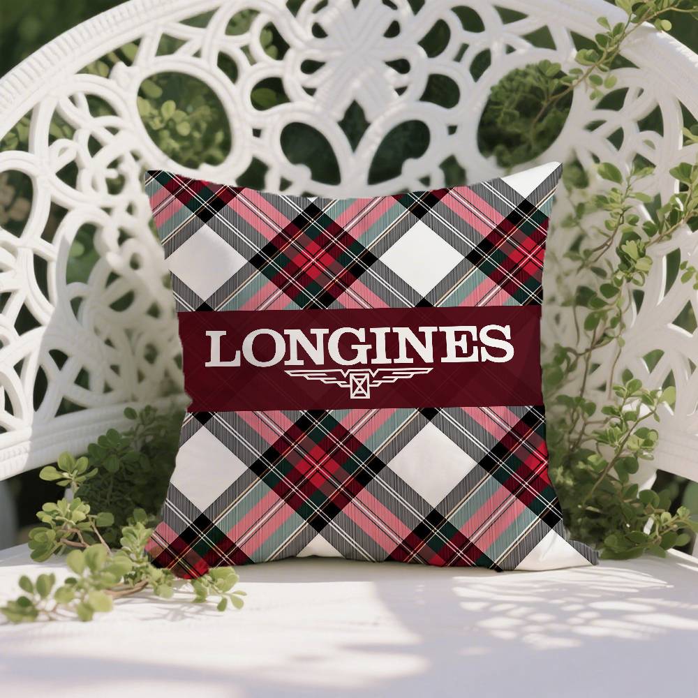 Elegant Style-Longines-Exquisite Craftsmanship Pillow Case Anti-dustmite Pillowcase Invisible Zipper Silky Short Plush Sofa