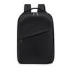 Sleek Minimalist Backpack with Front Zipper Pocket and Padded Shoulder Straps