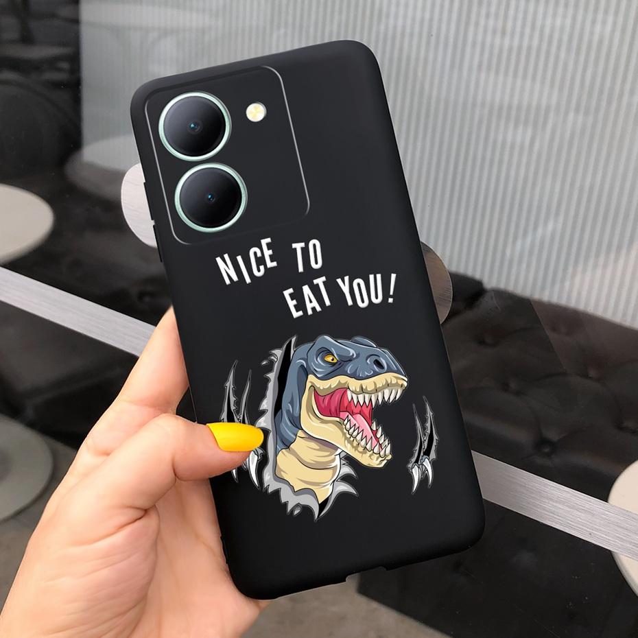 For Vivo Y36 Case 2023 Cute Love-heart Pattern Jelly Silicon Soft Phone Back Cases Cover For VivoY36 Y 36 4G 5G V2247