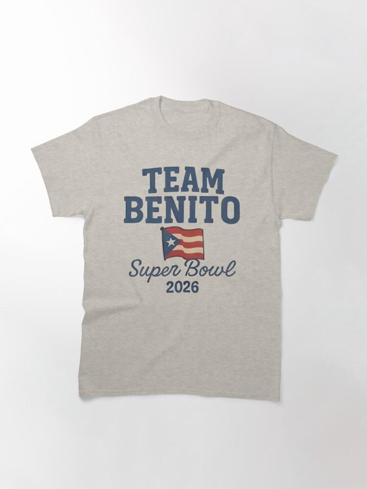Super Bowl Team Benito Bad Bunny Halftime Show Benito Bowl TShirt 2026 Summer Men Women Luxury Fashion Cotton Oversized Tshirt