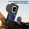 KEYSION Magnetic Phone Case for TECNO Spark 30C 4G Slide Camera Protection Upright Kickstand Shockproof Back Cover for Spark 30C