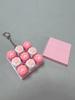 LED Silicone Cat Paw Decompression Button Fidget Toys Cat Paw Stress Ball Keyboard Keycaps Button Keychain Toy Home Decoration
