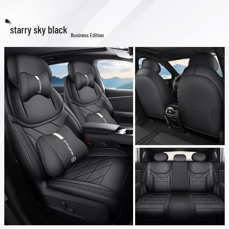 Full Leather Car Seat Covers for 2025 Changan Deepal S05, 5-Seater, All-Season, Full Coverage
