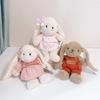 Musi Rabbit Annie Long Ear Bunny Plush Doll Soft Stuffed Animal Sleep Companion Sleeping Pillow Toy For Kids Girls Birthday Gift