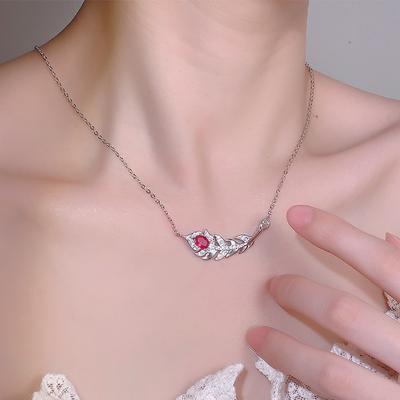 Lächeln Schlüsselbeinkette Schmuck Valentinstagsgeschenk Halskette Kreative Dekoration Damenmode-Accessoires Halskette Anhänger