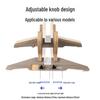 Retro Adjustable Bicycle Kickstand and Wood Display Stand for Mountain Bikes