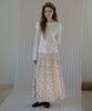 Aueonoseuteljia Lace Double Layered Shirring T-Shirt_White(O26Tp02)