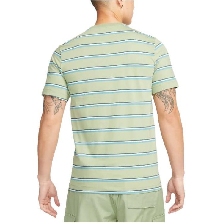 Nike T Shirts Men's Matcha Crew Neck Moderate Straight Fit DZ2986-386